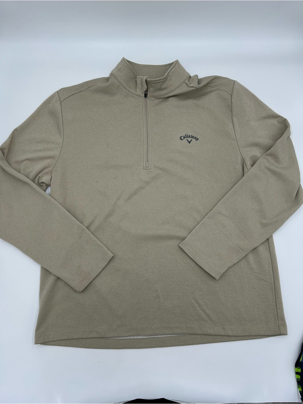 Callaway Men's Half-Zip Pullover - Beige Taupe XL